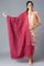 Burgundy Solid Cotton Dupatta