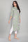 Cameo Green Floral Print kurta