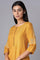 Mustard Yellow kurta with Embroidery