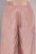 Dusky Pink Embroidered Parallel Pants