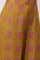 Yellow A-Line Printed Kurta And Parallel Pants Set