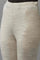 Beige Solid Straight Fit Acrylic Palazzo With Elasticated Waist