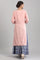 Baby Pink Geometric Print kurta