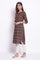 Fresh Roast Brown Embellished kurta