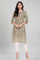 Smoked Green All-over Print kurta