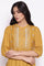 Mustard Yellow Staright Printed kurta