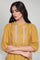 Mustard Yellow Staright Printed kurta