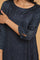 Dark Blue Modal Satin Sequin kurta