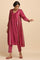 Pink Gota kurta in Cotton Silk