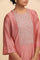 Dusty Pink Cotton Silk Short kurta