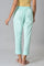 Blue Ankle Length Aurelia Trousers