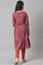 Aurelia Girls Maroon Dress-