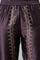 Peach Embroidered kurta With Purple Parallel Pants And Dupatta