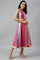 Bright Multicoloured Colour Block Sleeveless Dress