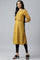 Mustard Asymmetric Contemporary kurta