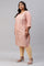 Plus Size Blush Pink Mukaish Printed kurta