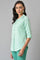 Mist Green Western Top