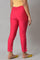 Dark Pink Women Slim Pants