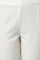 Lily White Cotton Blend Slim Pants