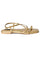 W Solid Gold Square Toe Flat