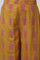 Yellow Glitter Printed Kurta And Pants Set