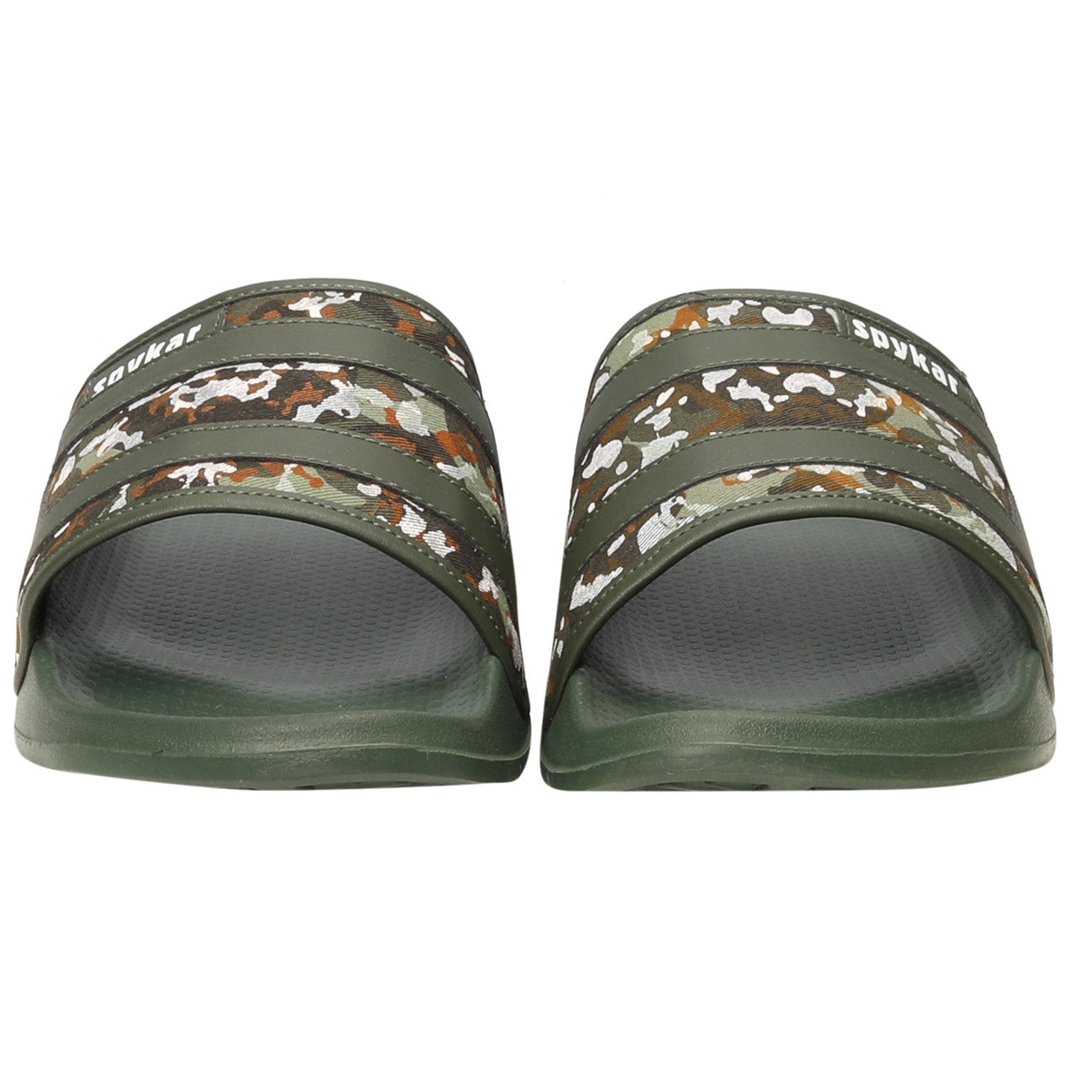 Wells Men Olive Green Sliders Cherrypick