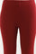 Maroon Solid Skinny Fit Cotton Tights With Elasticated Waist