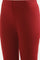 Maroon Solid Skinny Fit Cotton Tights With Elasticated Waist