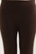 Brown Solid Skinny Fit Tights With Elasticated Waist