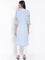 Blue Printed kurta & Tights
