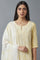 Yellow Embroidered kurta with Parallel Pants and Dupatta