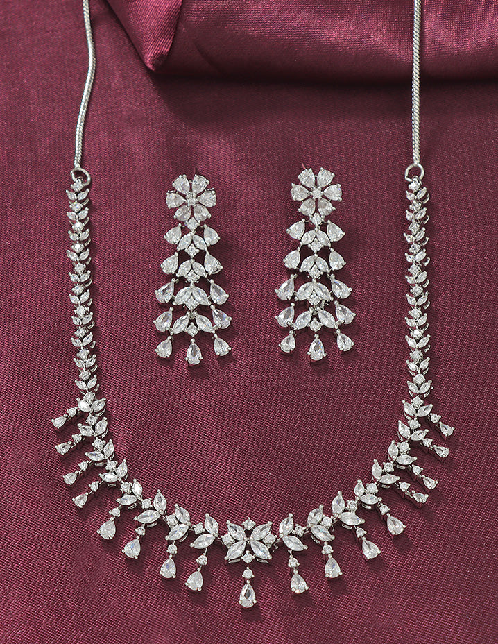 Designer Zirconia Elegance Necklace Set