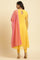 Yellow Embroidered Kurta, Tights & Dupatta Set