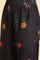 Navy Blue Chanderi Floral Printed Kurta, Pants and Organza Dupatta Set