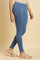 Blue Cotton Jersey Lycra Tights