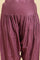 Purple Pleated Shantung Salwar