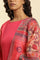 Pink Lace Work Kurta, Pants And Dupatta Set