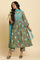 Brown Floral Printed Kurta, Pant And Dupatta Set