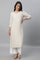 Beige Round Neck Casual kurta