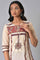 Ecru Printed Straight Summer kurta