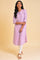 Light Purple Polka Dot Modern kurta