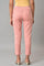 Coral Solid Slim Pants