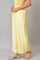 Lemonade Yellow Parallel Pants With Lace Border