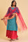 Pink Organza Festive Dupatta