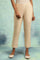 Beige Solid Slim Pants