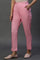 Baby Pink Taper Fit Trousers