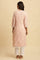 Light Pink Chikankari Embroidery Kurta