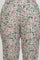 White Floral Printed Straight Kurta And Pants Set