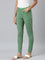 Women Solid Emerald Green Super Stretch Jeggings