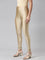 Gold Nylon Stretch Shimmer Churidar